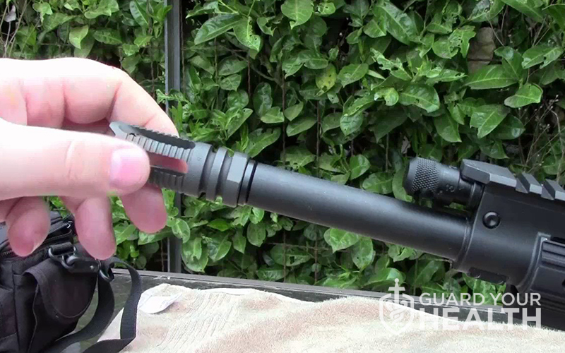 How To Remove AR15 A2 Front Sight 2