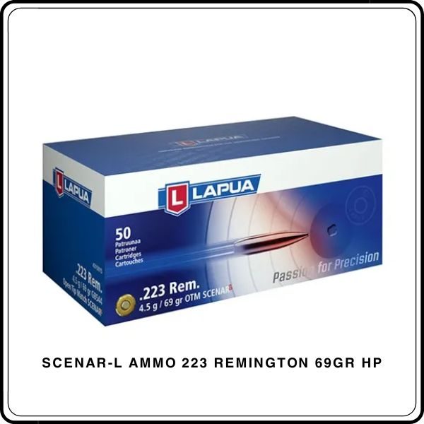 SCENAR-L AMMO 223 REMINGTON 69GR HP